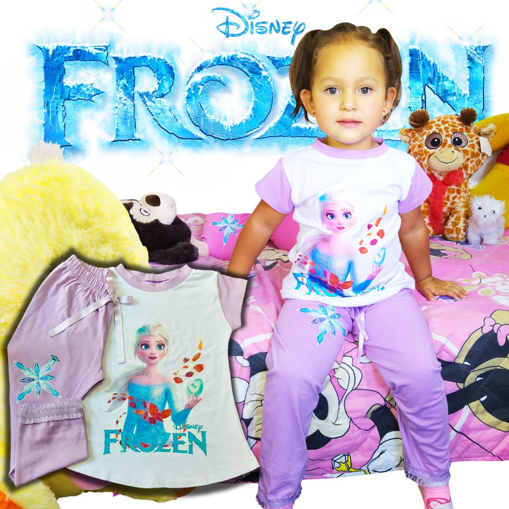 Frozen Camiseta Sudadera Conjunto Pijama Niña Infantil