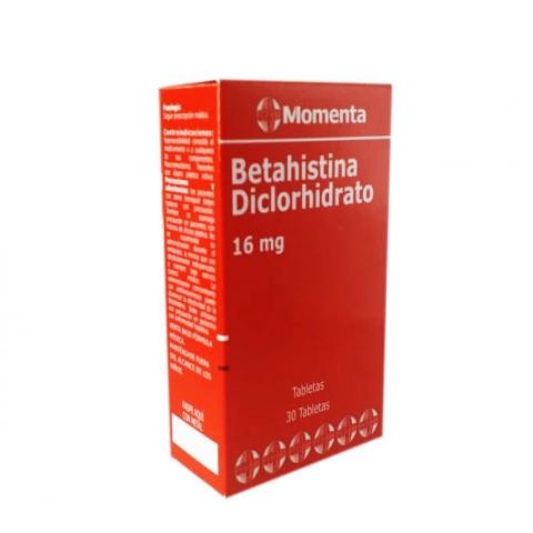 BETAHISTINA 16MG X 30 TABLETAS