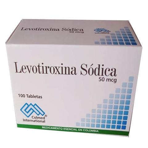 LEVOTIROXINA SODICA 50 MCG X 100 TAB