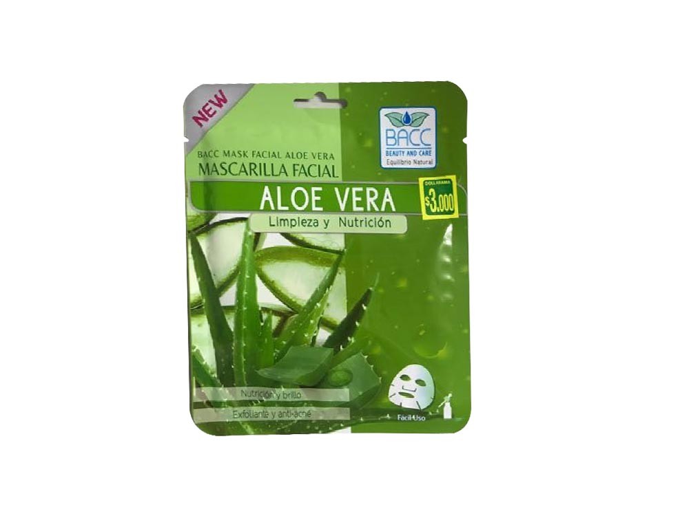 Mascarilla facial aloe vera