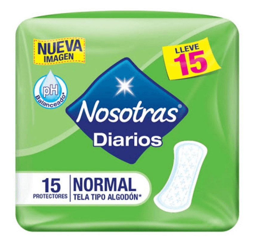 NOSOTRAS PROTECTORES NORMAL X 15 UNID