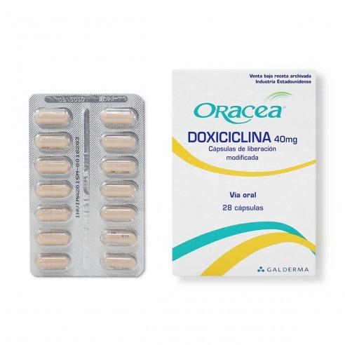 ORACEA 40 MG X 28 CAP (DOXICICLINA )