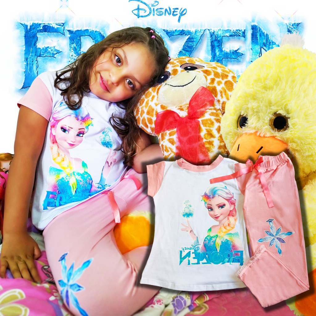 Frozen Camiseta Sudadera Conjunto Pijama Niña Infantil