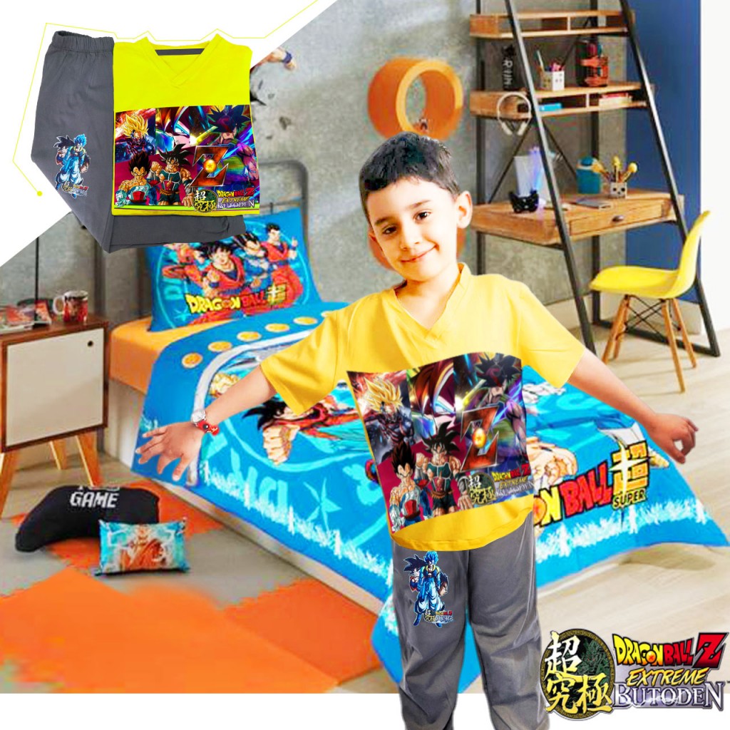 Dragon Ball Camiseta Sudadera Conjunto Pijama Multiusos