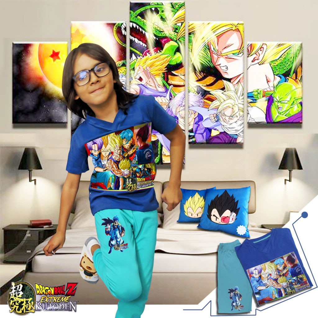 Dragon Ball Camiseta Sudadera Conjunto Pijama Multiusos