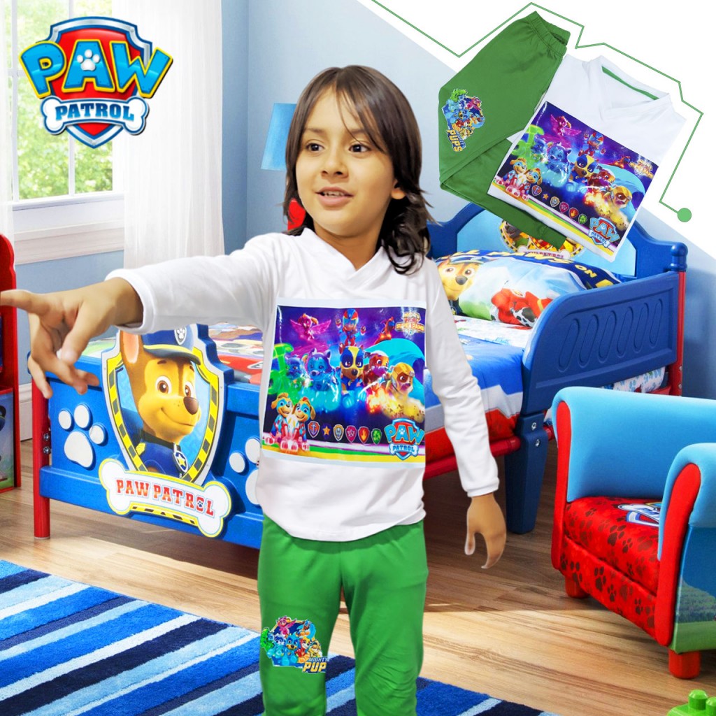 Patrulla Canina Camiseta Sudadera Conjunto Pijama Multiusos Manga Larga