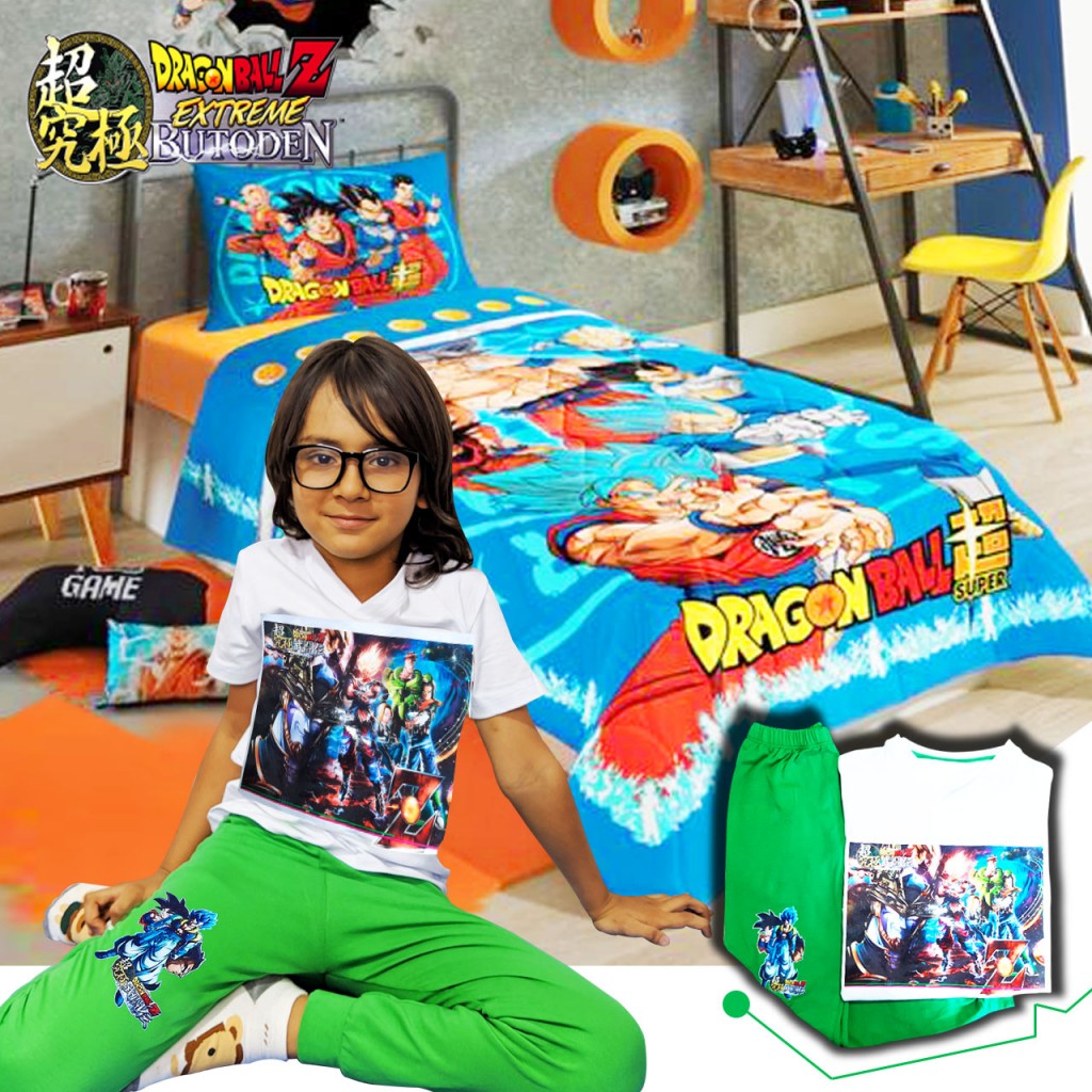 Dragon Ball Camiseta Sudadera Conjunto Pijama Multiusos