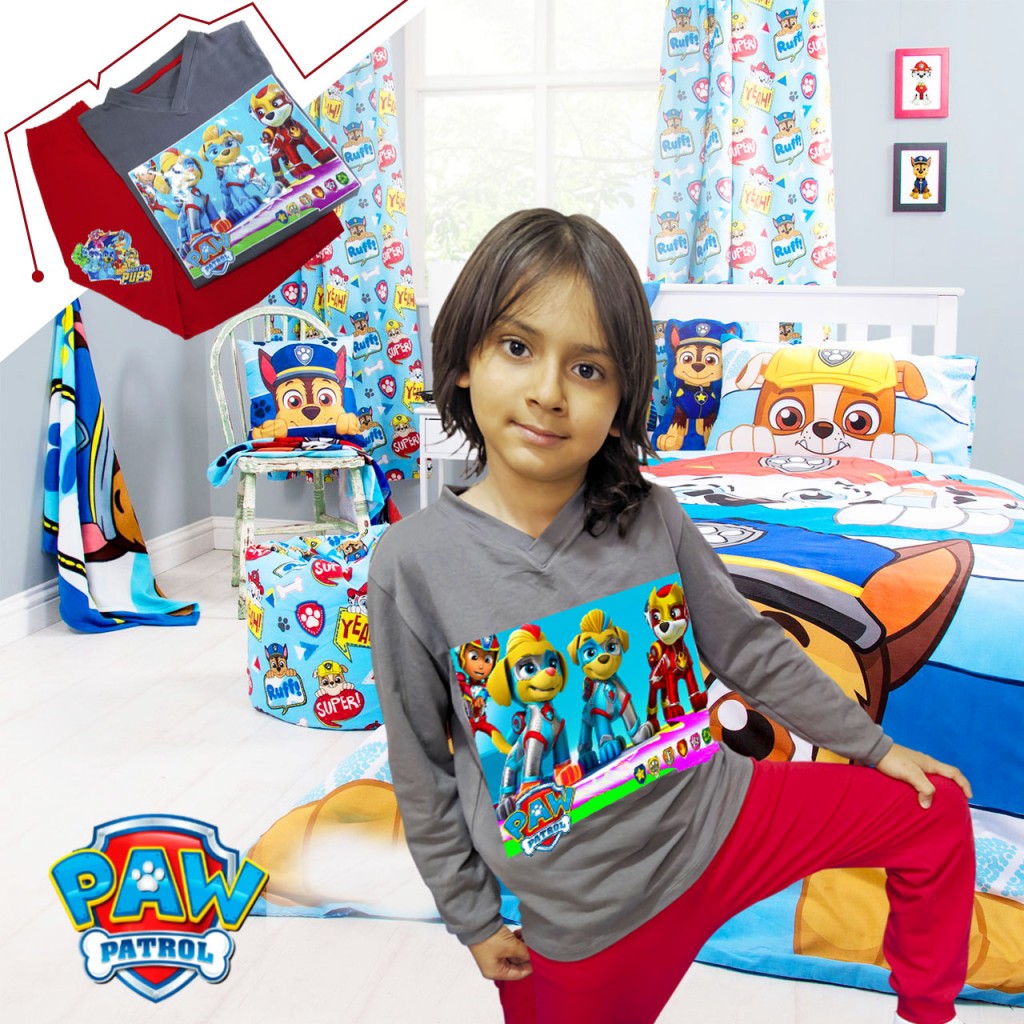 Patrulla Canina Camiseta Sudadera Conjunto Pijama Multiusos Manga Larga