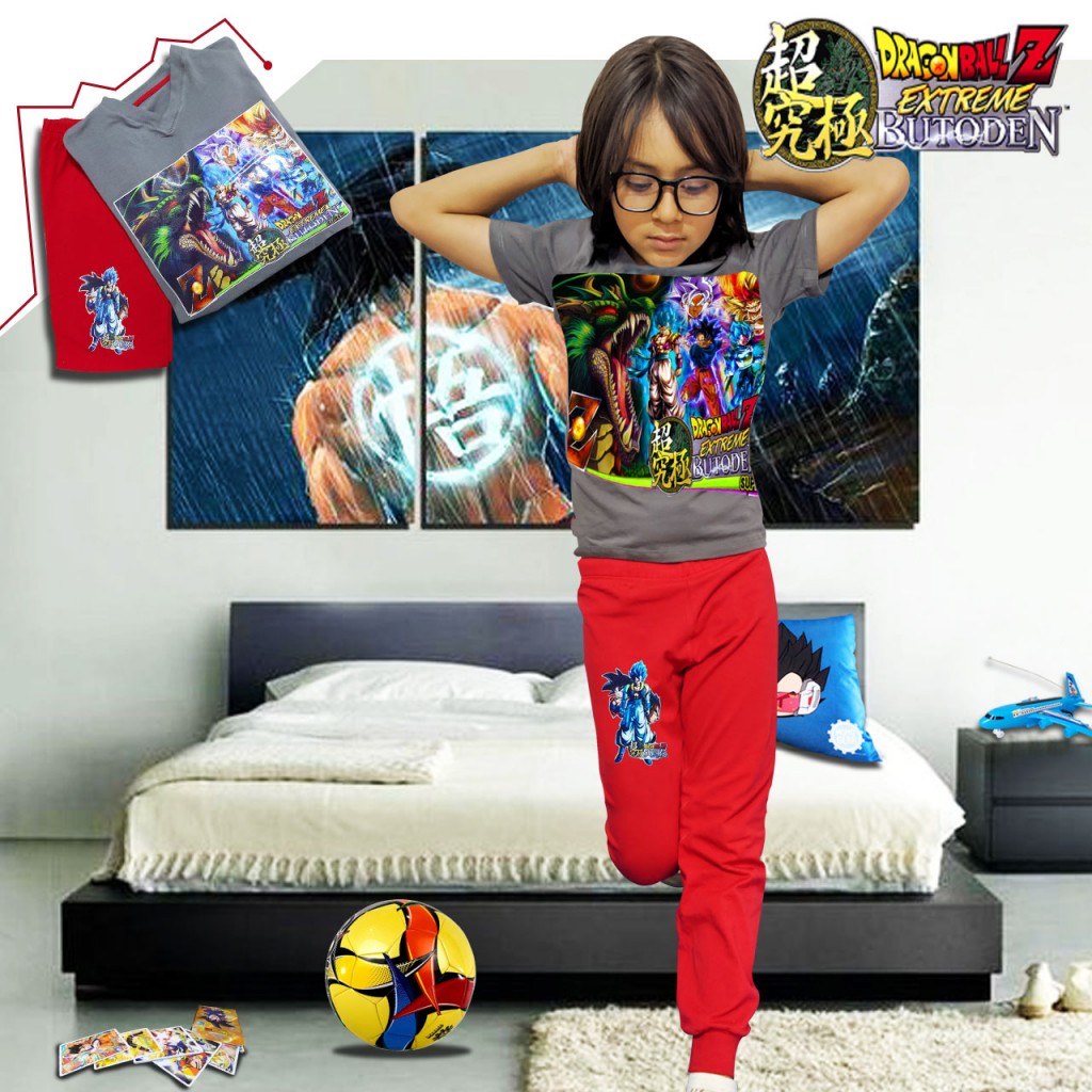 Dragon Ball Camiseta Sudadera Conjunto Pijama Multiusos