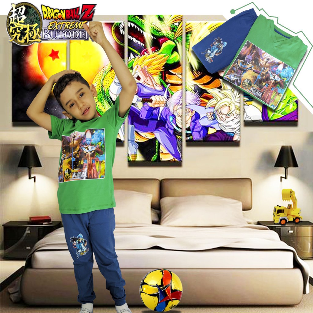 Dragon Ball Camiseta Sudadera Conjunto Pijama Multiusos