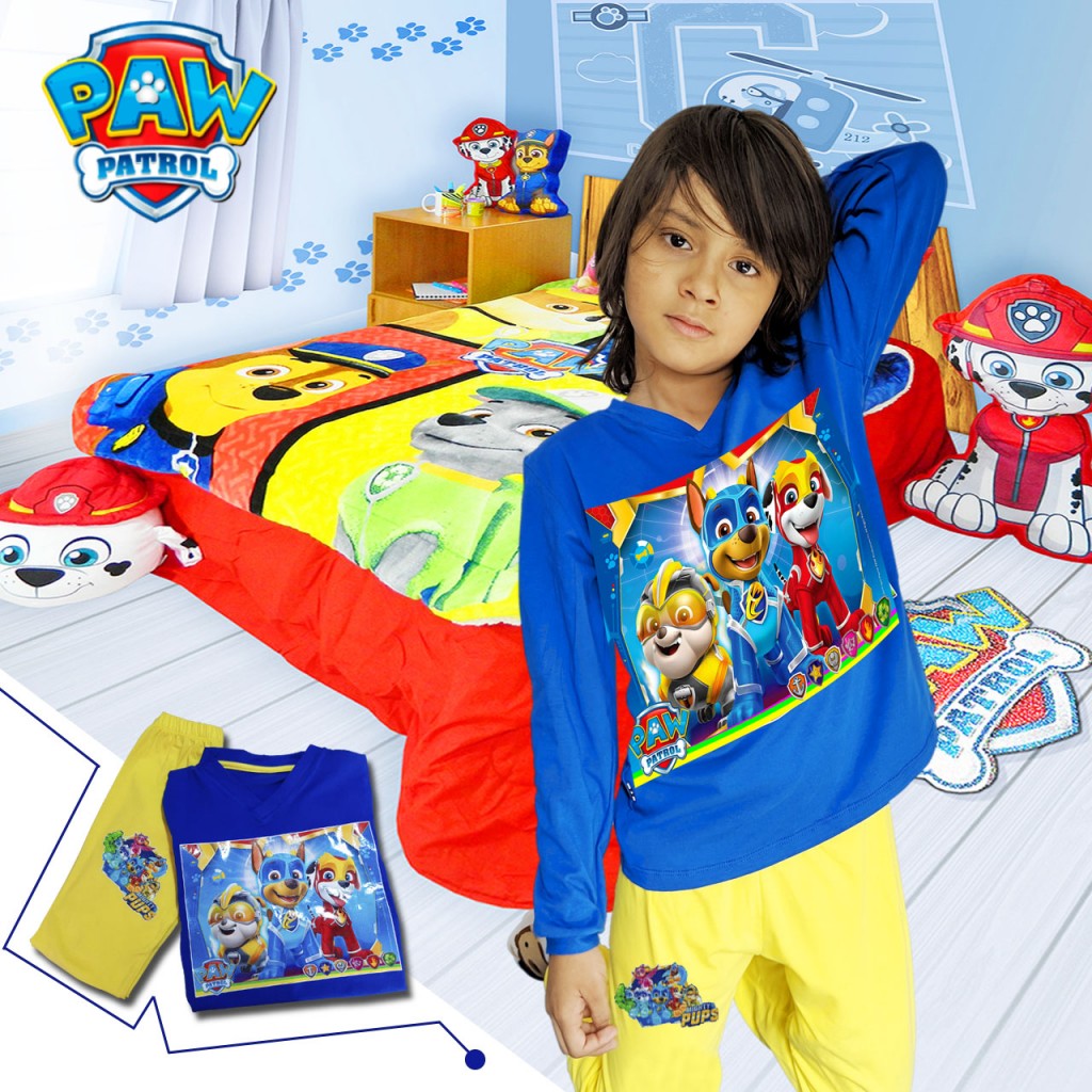 Patrulla Canina Camiseta Sudadera Conjunto Pijama Multiusos Manga Larga