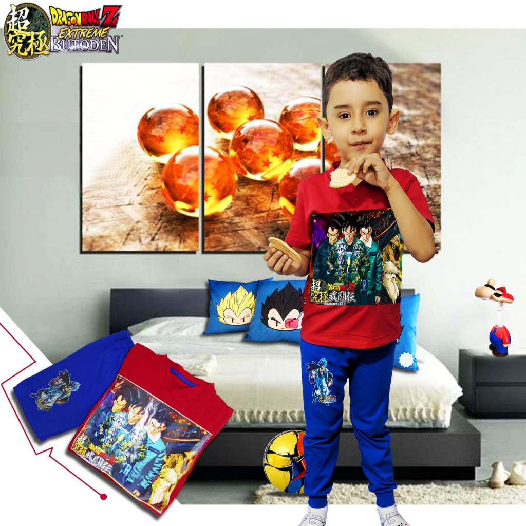 Dragon Ball Camiseta Sudadera Conjunto Pijama Multiusos