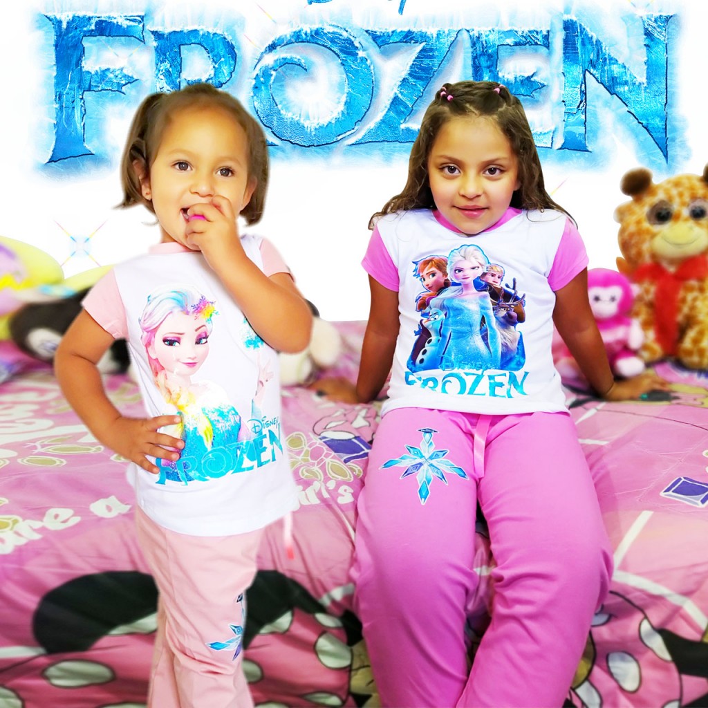 Frozen Camiseta Sudadera Conjunto Pijama Niña Infantil