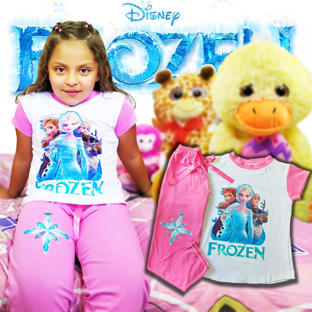 Frozen Camiseta Sudadera Conjunto Pijama Niña Infantil