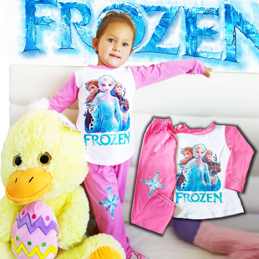 Frozen Camiseta Sudadera Conjunto Pijama Niña Infantil