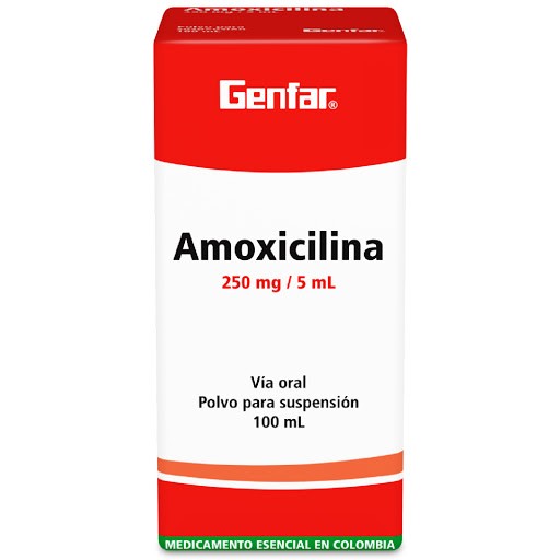 AMOXICILINA 250 MG X 100 ML GF