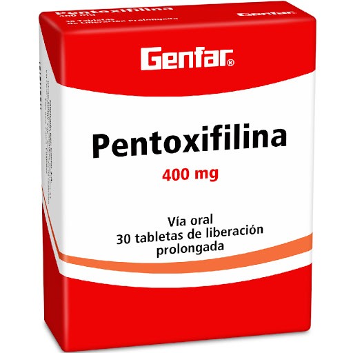 PENTOXIFILINA 400 MG X 30TAB GF