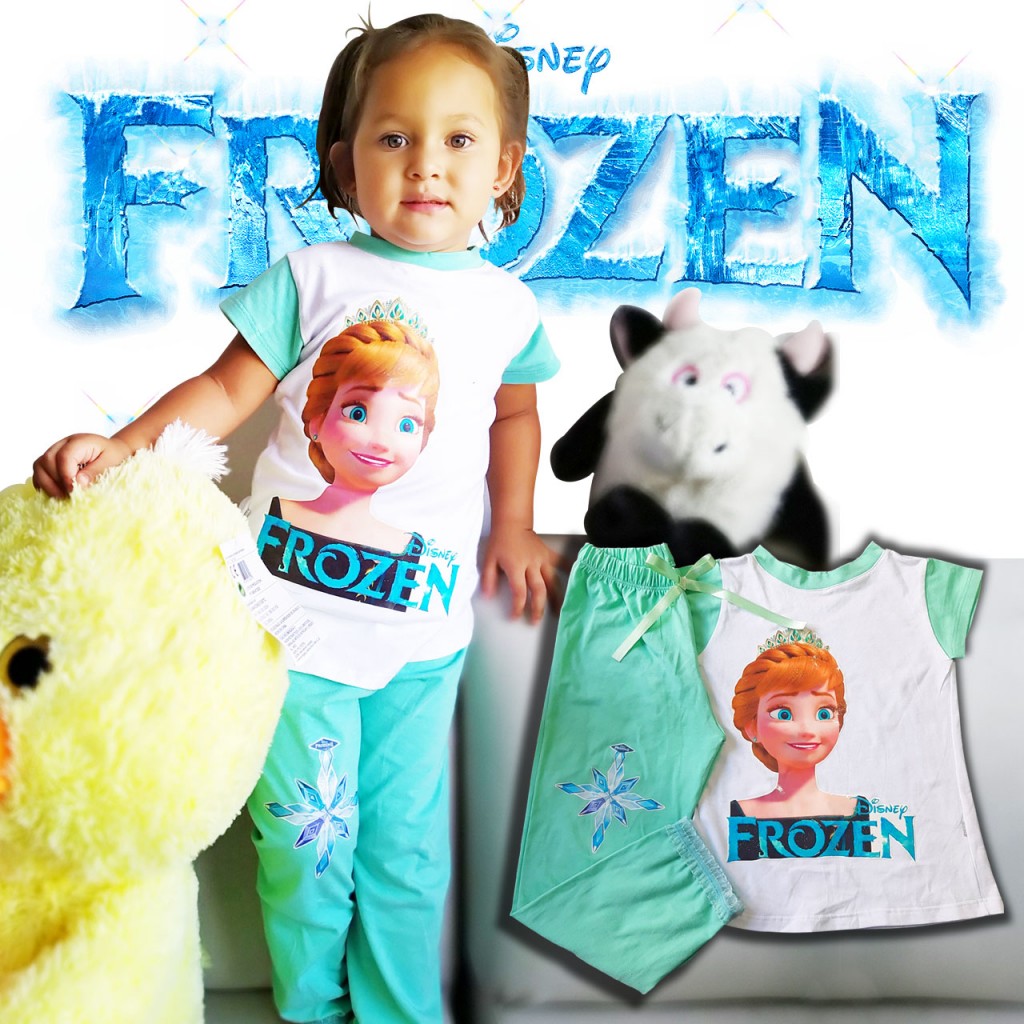 Frozen Camiseta Sudadera Conjunto Pijama Niña Infantil