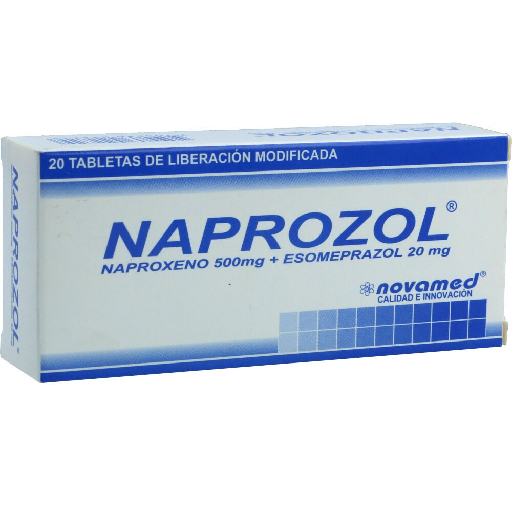 NAPROZOL X 20 TABLETAS