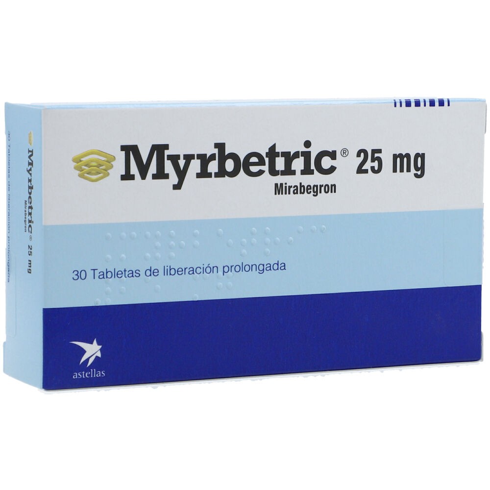 MYRBETRIC 25 MG X 30 TAB REGULADO