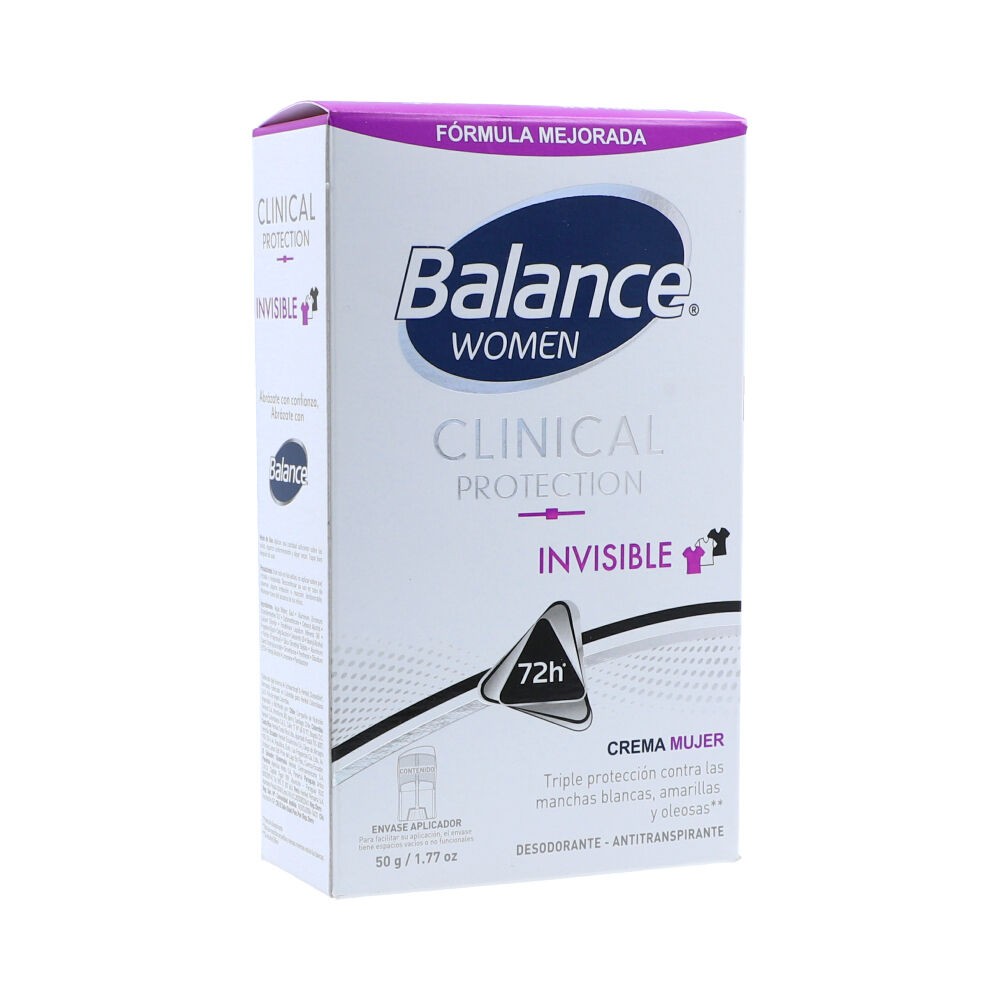 BALANCE CLINICAL WOMEN INVISBLE MORADO X 50GR