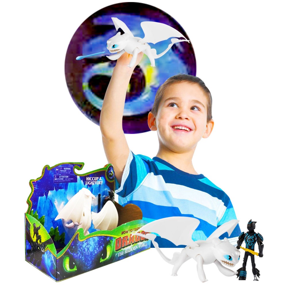 Como Entrenar A Tu Dragón Juguete Lightfury Jugueteria Didáctico Niños