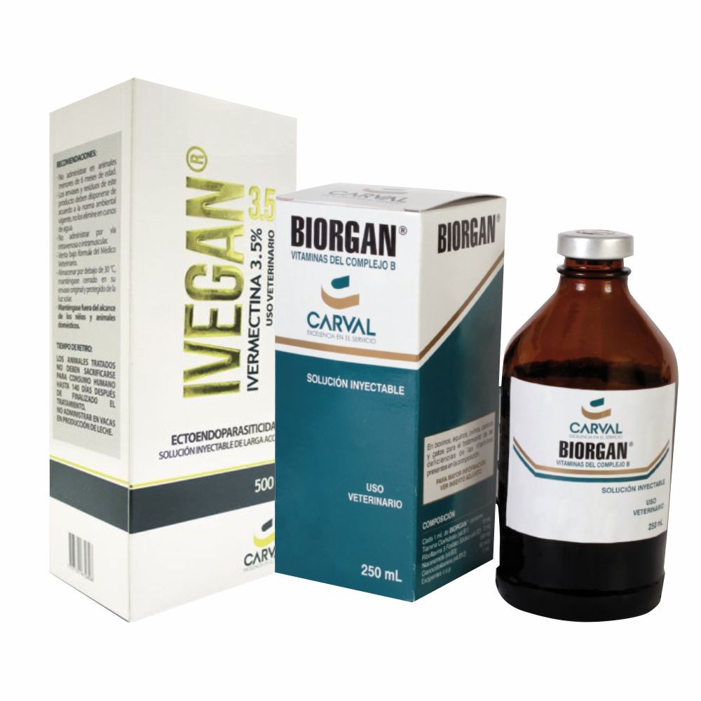 Kit Ivegan 3.50 x 1 lt   Biorgan x 500 ml