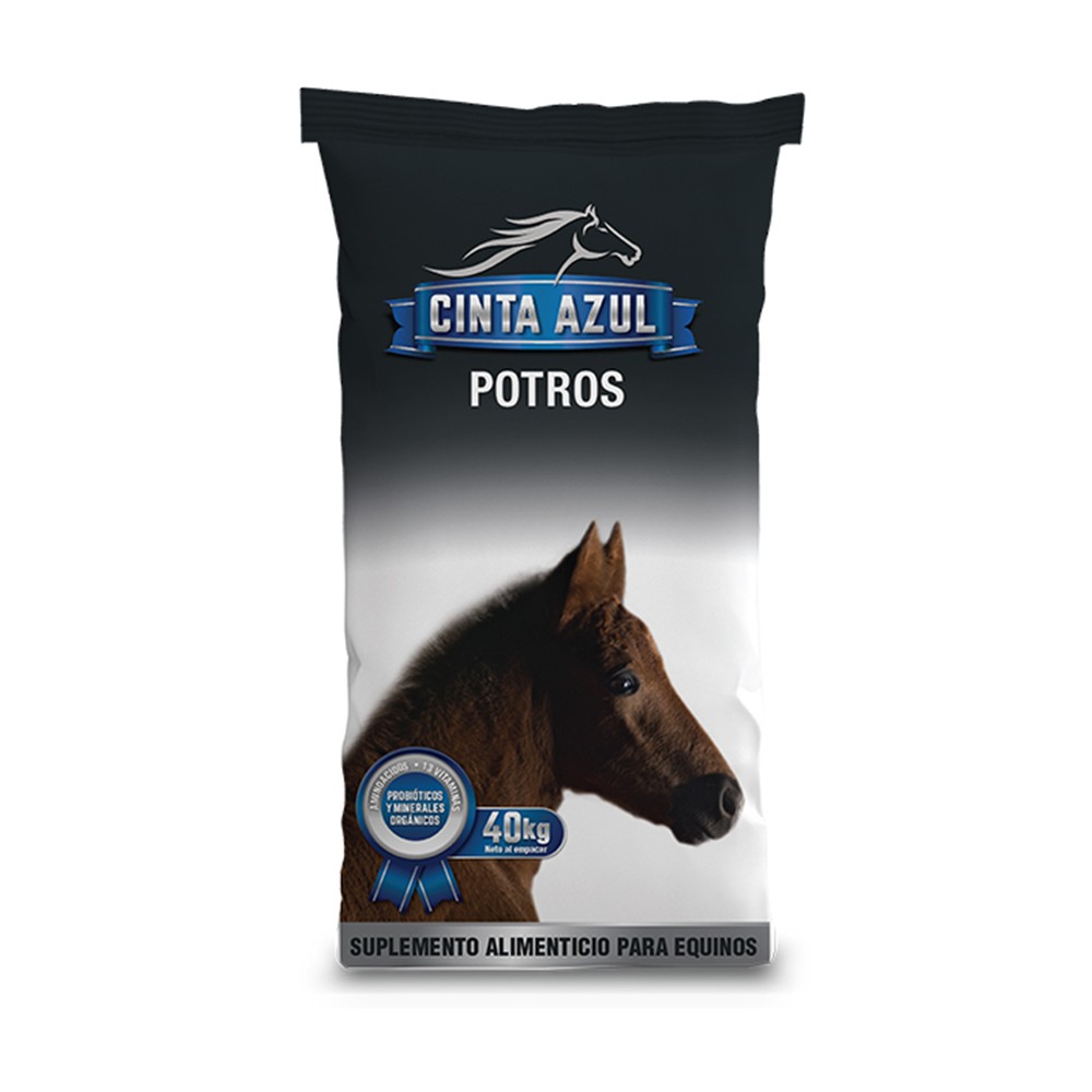 Finca Potros Peletizado Cinta Azul x 40 Kg