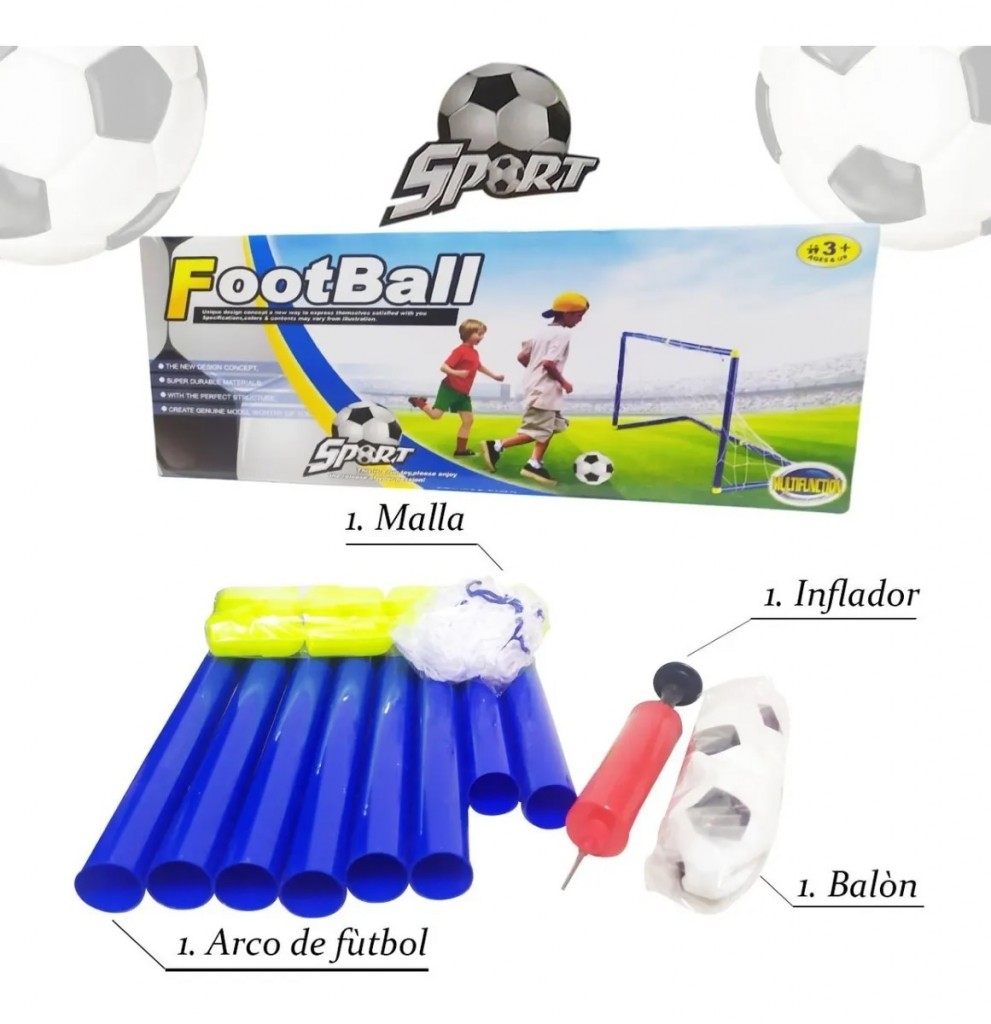 Cancha Futbol arco Juegos Jugueteria Juguete Didactico