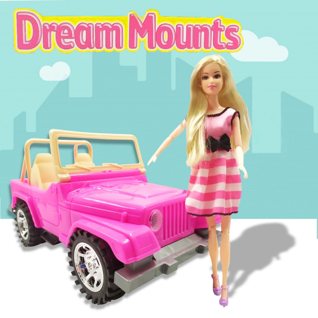 Carro Tipo Barbie Niñas Muñeca Juguete Didáctico Jugueteria