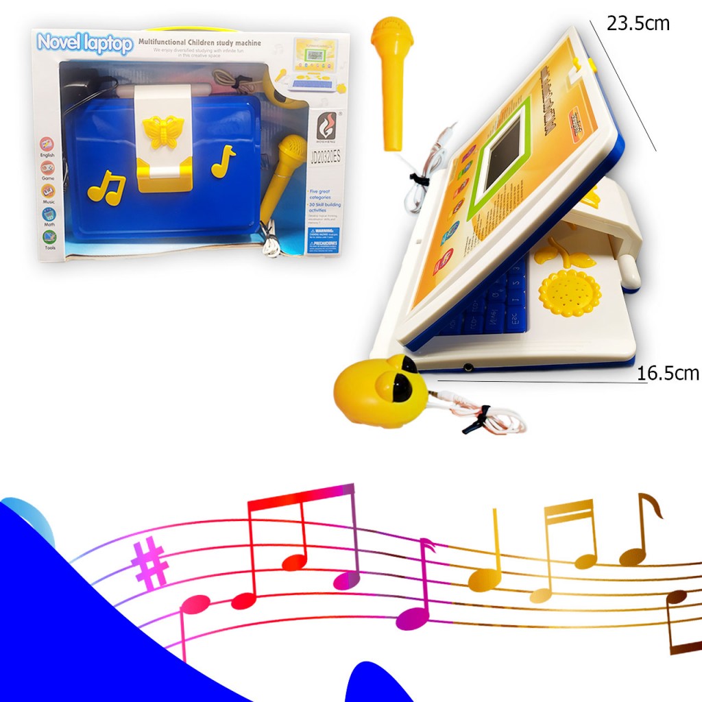 Computadora Didáctica Juguetes Jugueteria Aprendizaje Juego Azul