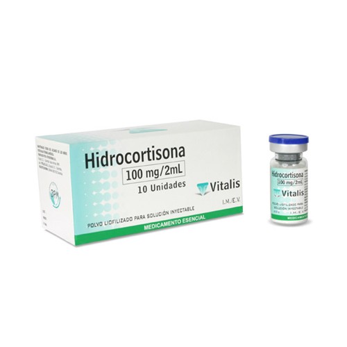 HIDROCORTISONA 100 MG X 2 ML AMP