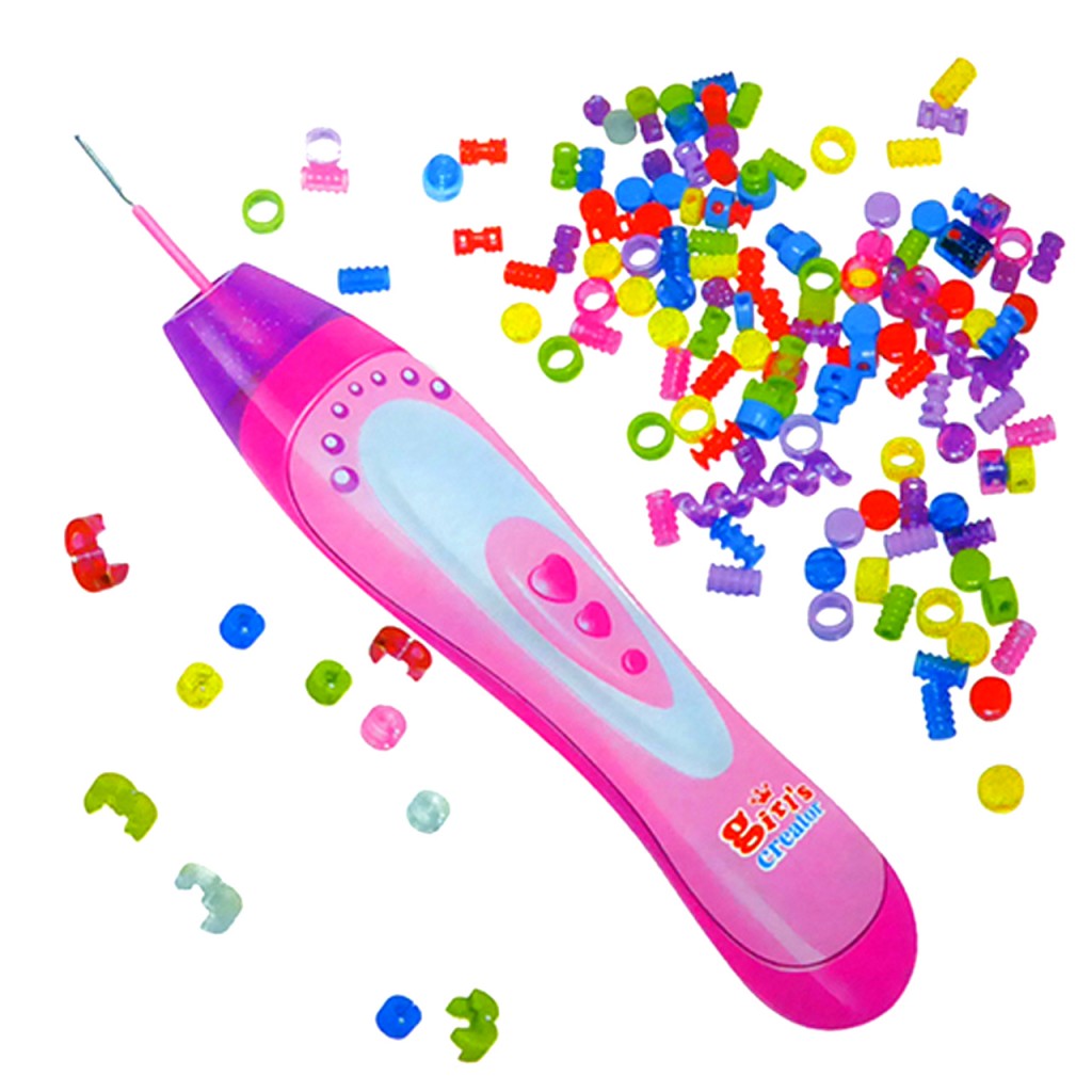 Set Cabello Decoración Chaquiras Juegos Juguetes Didactico