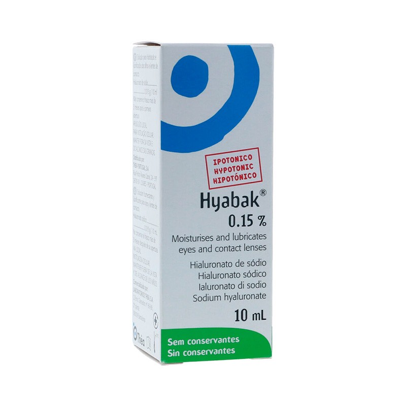 HYABAK HIPOTONICO 0.15 % X 10 ML
