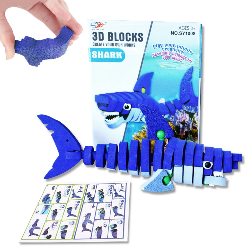Rompecabezas Tiburón Juguete Armable Jugueteria Didáctico