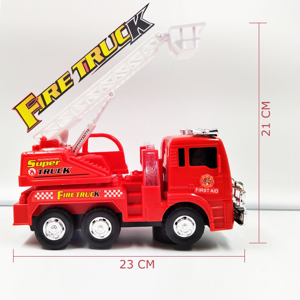 Carro Bomberos Fire Luces, Sonidos Y Movimiento Juguetería DJ10001