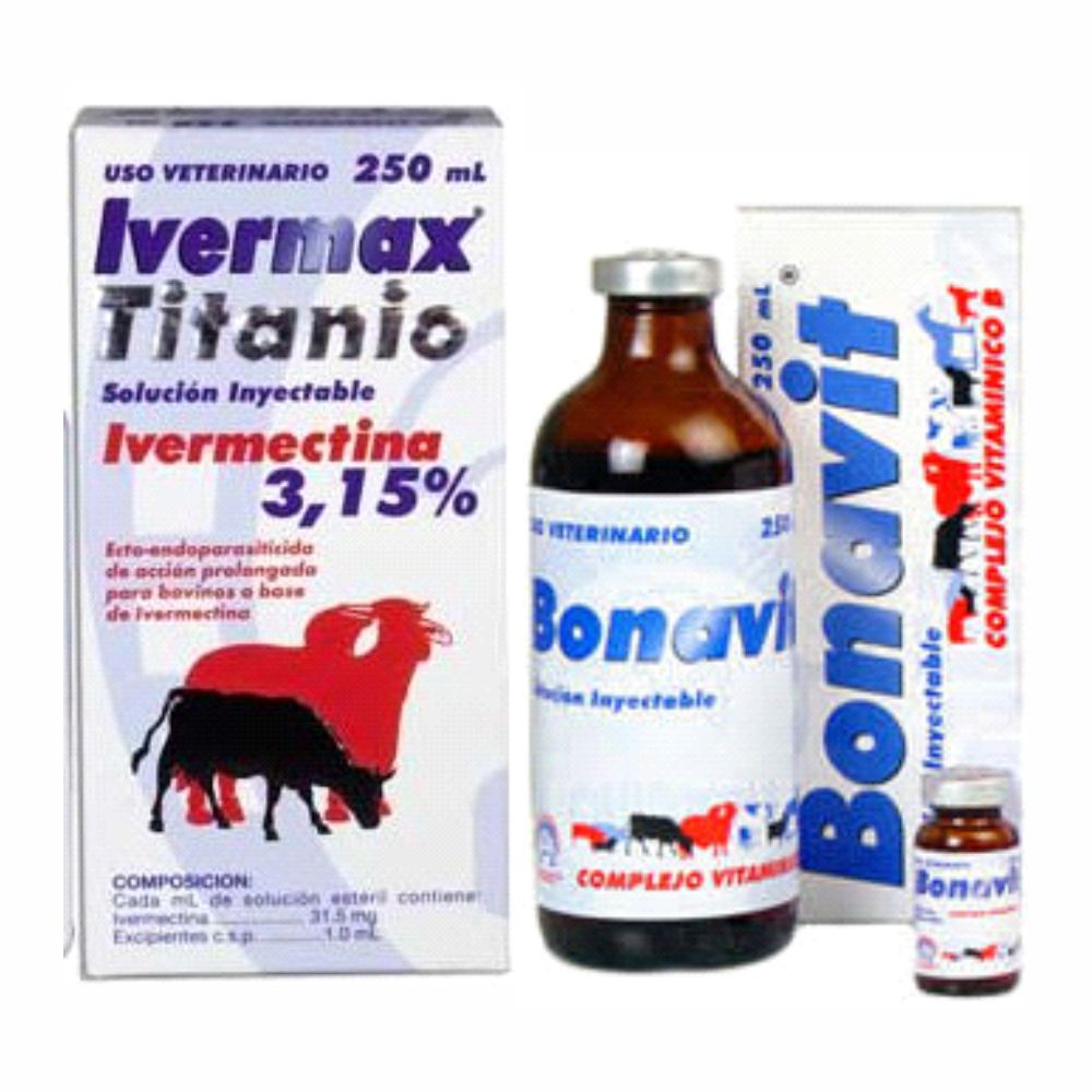 Kit Ivemax Titanio x 500 ml   Bonavit Iny x 500 ml