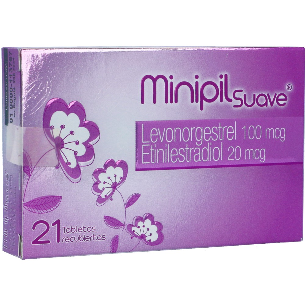 MINIPIL SUAVE 0.02 MG X 21 TAB (REGULADO )