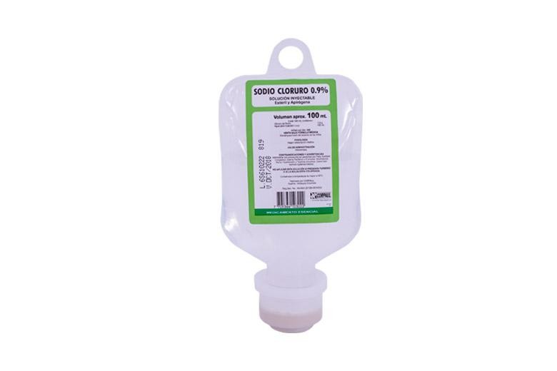 CLORURO DE SODIO BOLSA X 100 ML  0.9 %