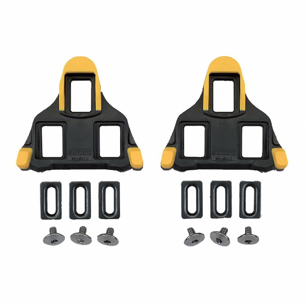 Calas Chocles Shimano Sm-sh11 Spd Trabas Amarillas Ruta