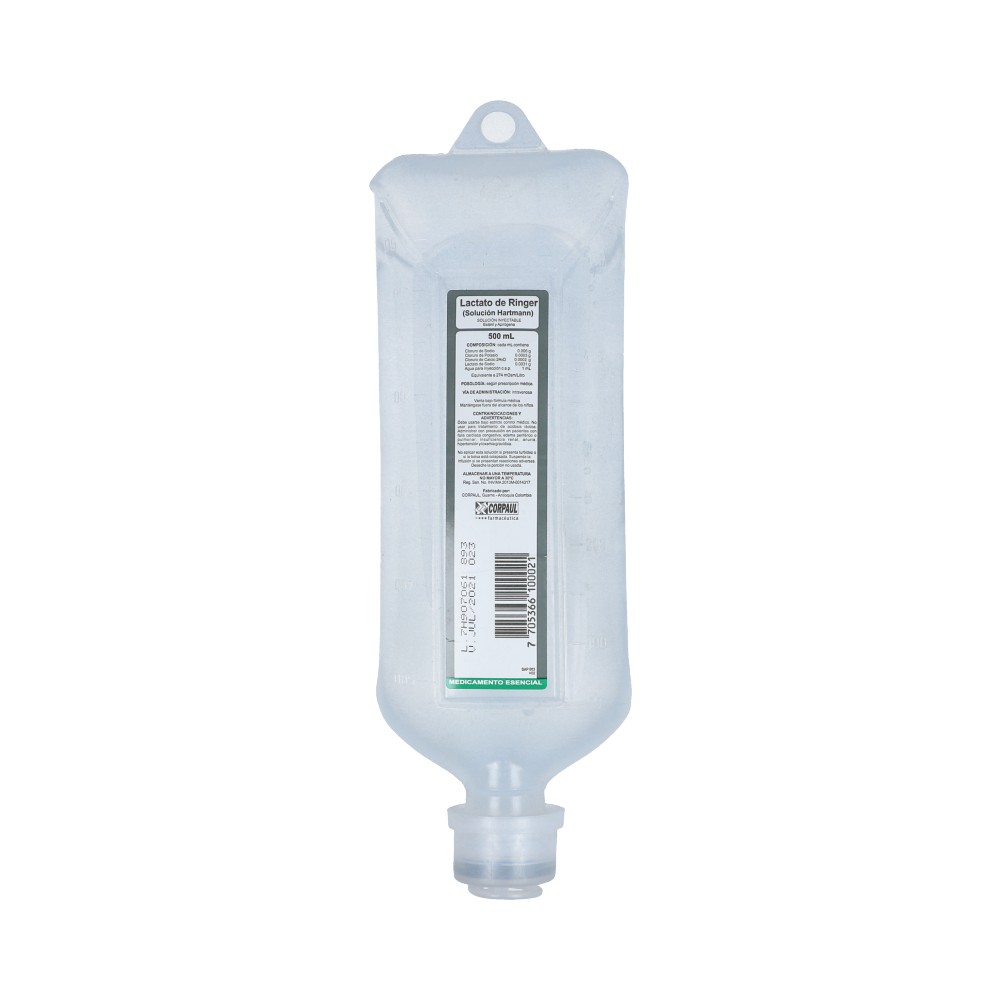 LACTATO DE RINGER (SOL. HARTMANN) X 500 ML