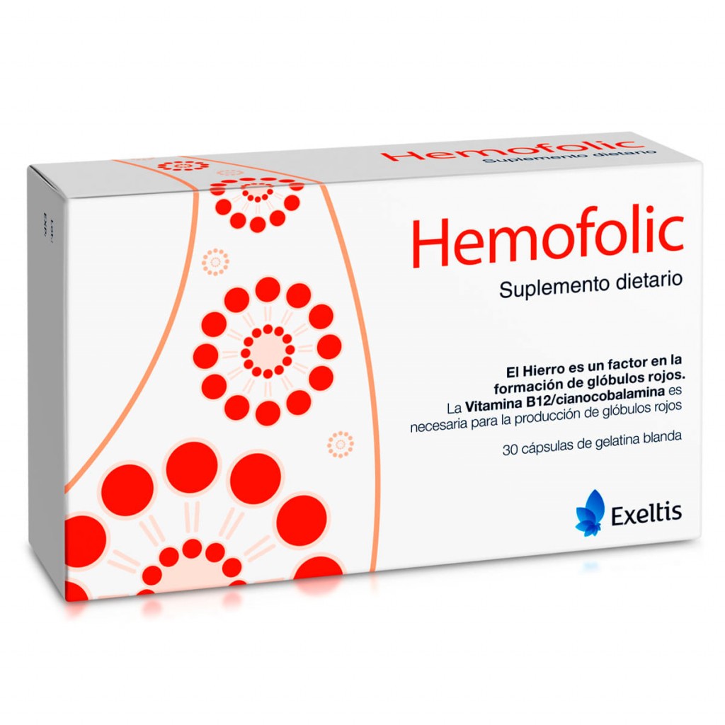 HEMOFOLIC SUPLEMENTO DIETARIO CAJA X 30 CAP G
