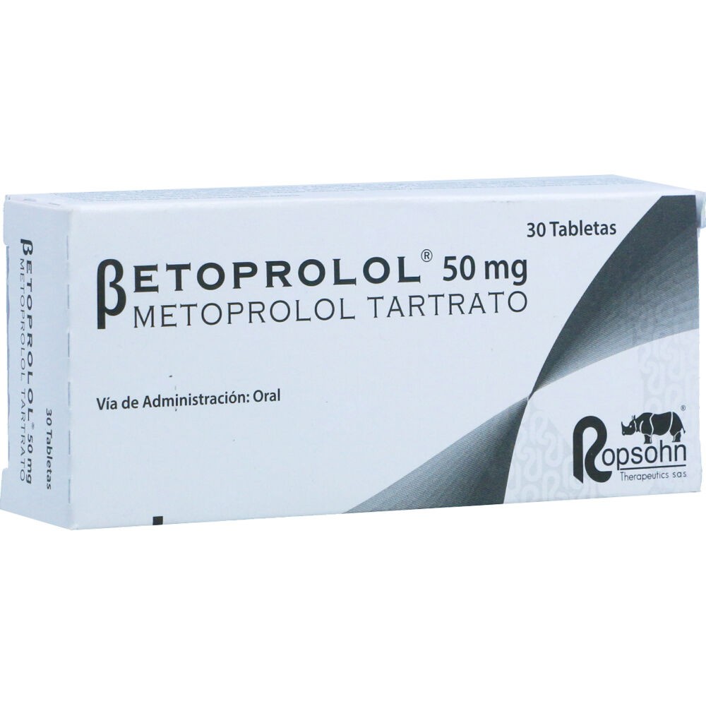BETOPROLOL 50 MG X 30 TAB