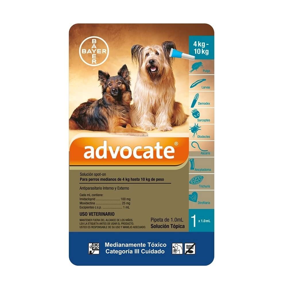 Advocate Perros (4-10 kg) x 1.0 ml