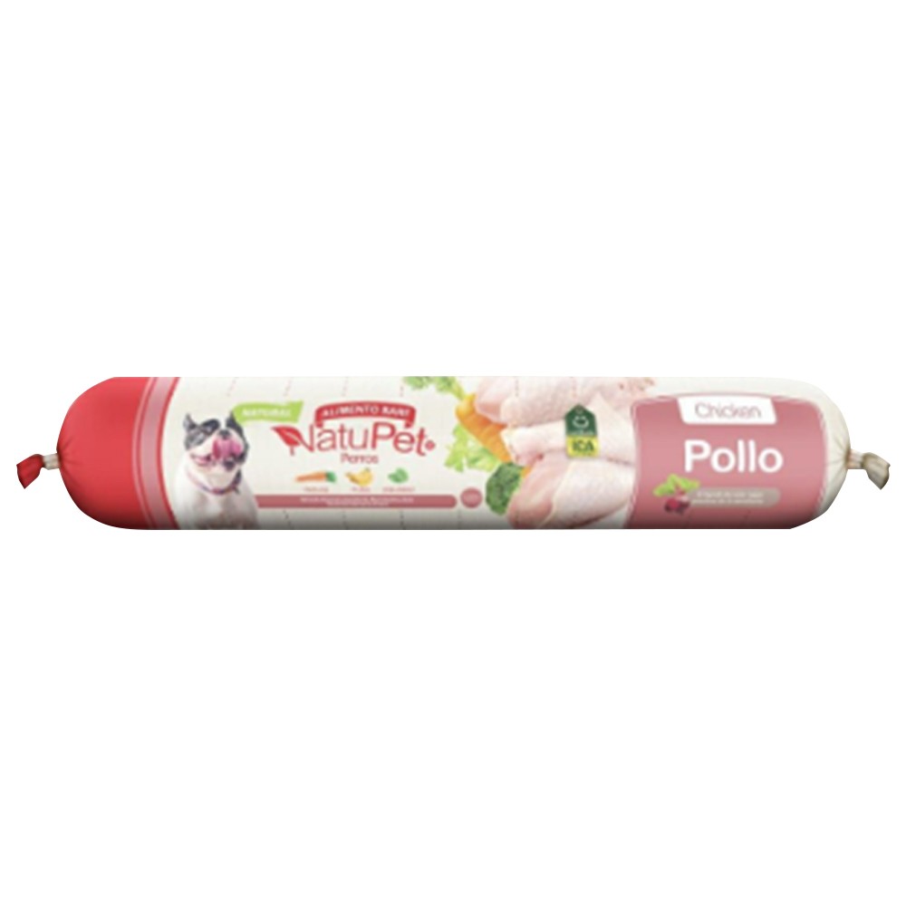 Alimento Barf Natupet Pollo x 500 Gr