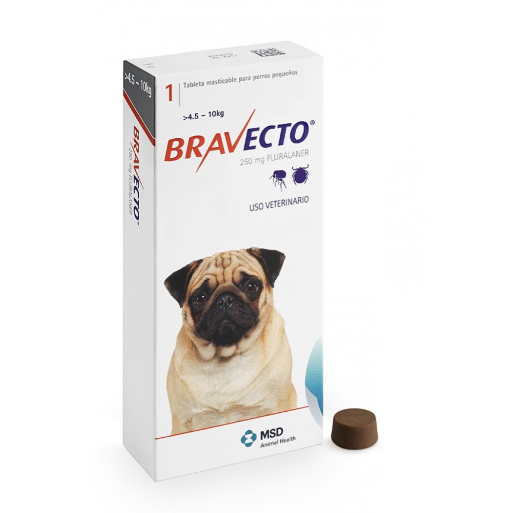 Bravecto 250 mg 1 tab. (4,5-10 kg)