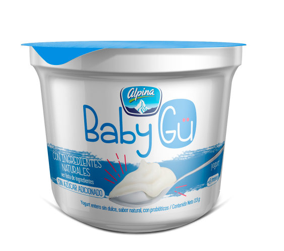 YOGURT NATURAL BABY GU ALPINA x 113G