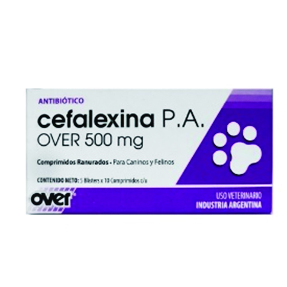 Cefalexina P.A Over x 500 Mg Blister