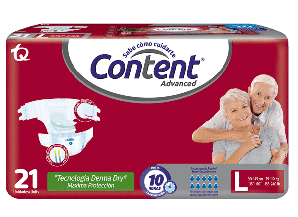 PAÑAL CONTENT ADVANCE L X 21 + 20 TOALLAS HUM..