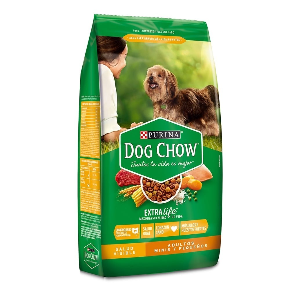 Dog Chow Perros Adultos Razas Minis y Peqeñas Extra Life x 4 Kg